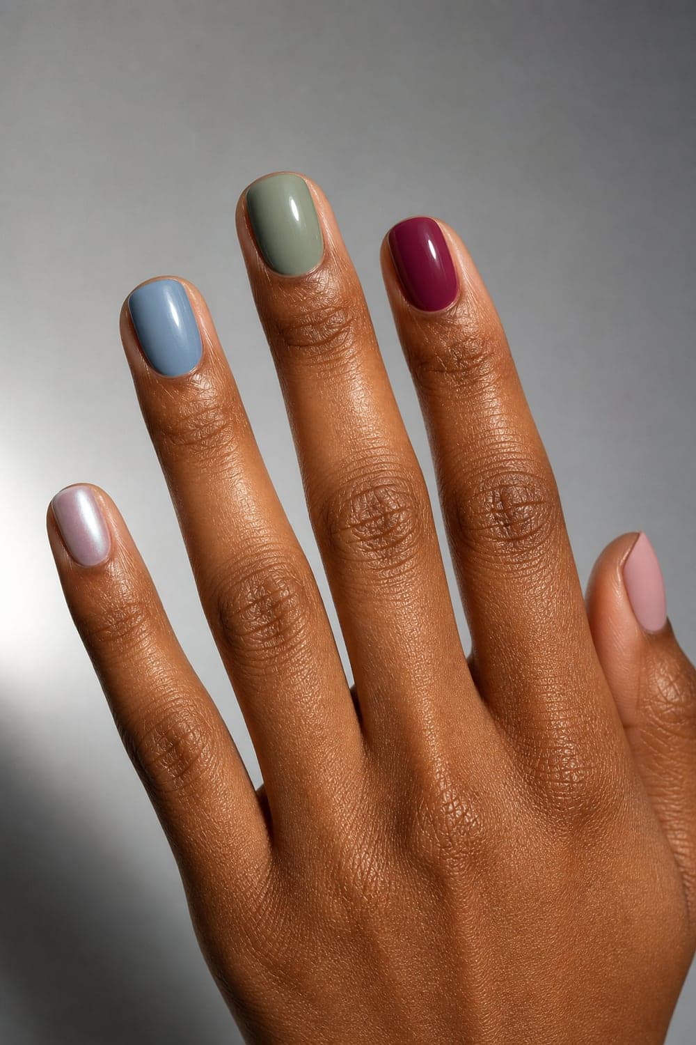 Pastel and chrome nail colors for 2026 trends