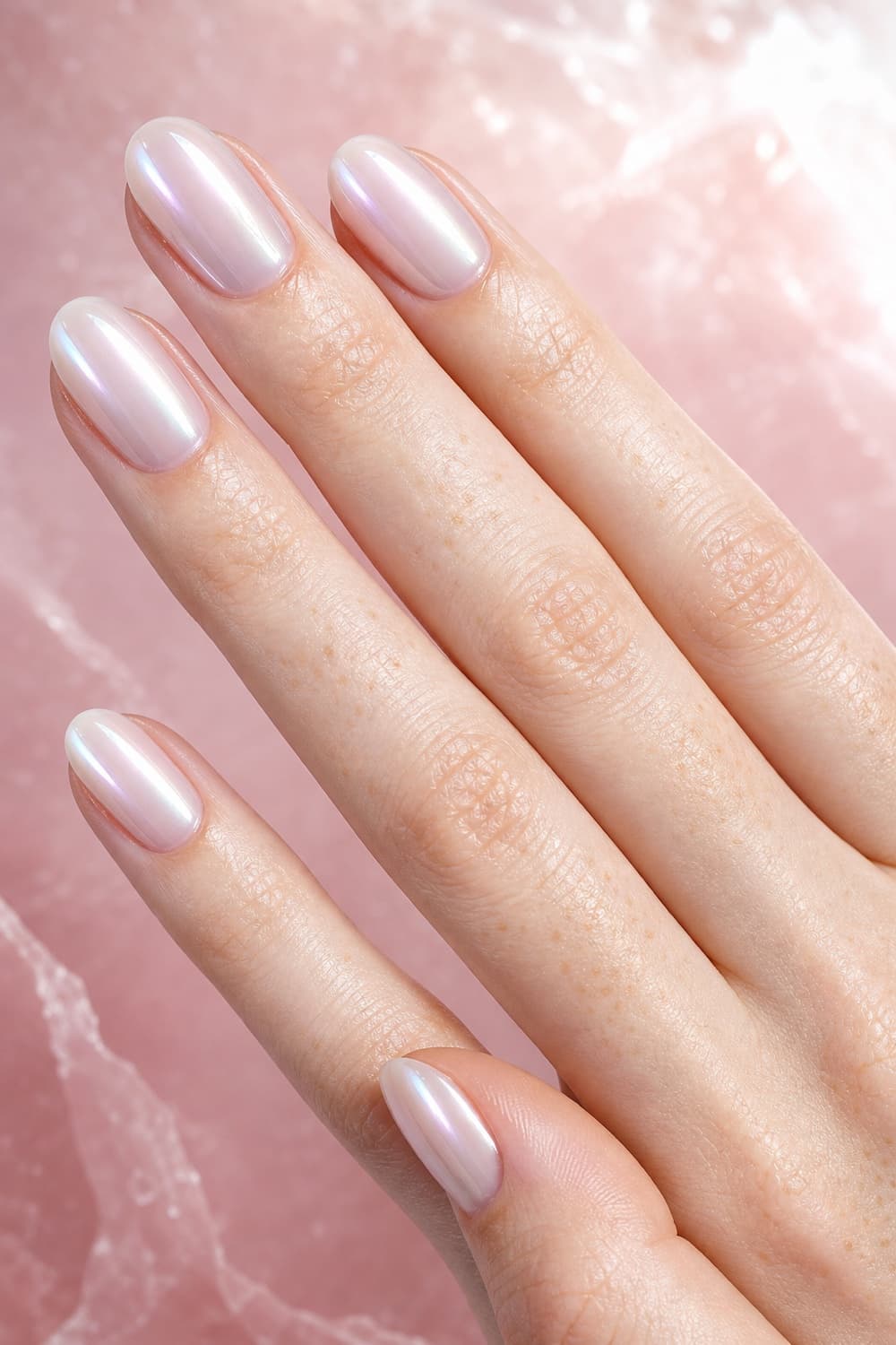 Chrome and glazed nail color finish for 2026