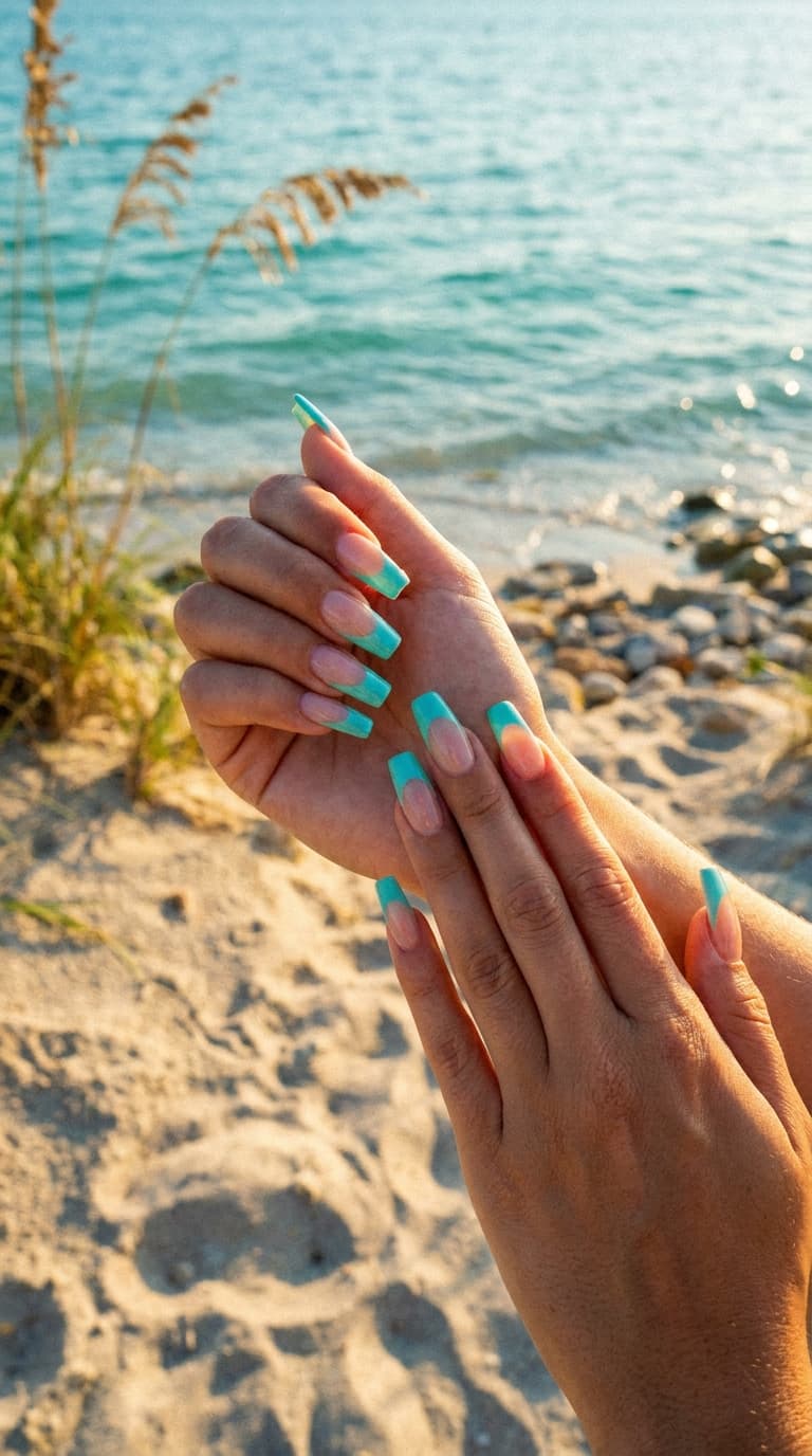 Bold colorful manicure for summer 2026